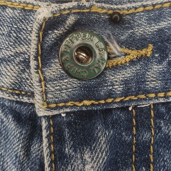 Chip & Pepper retro fit flare embroidered jeans - Picture 7 of 14